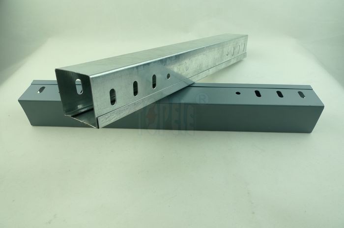 Best Stainless steel Pre-galvanized / Zinc Plated Electrical Cable Tray Perforated GI Cable Trunking wholesale
