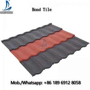 China San-gobuild Roof Tile/Stone Solar Roof Tiles/Stone Coated Metal Roof Tile Steel Roofing Indonesia on sale