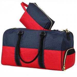 China Waterproof Sport Gym Travel Canvas Duffle Bag With Shoe Compartment on sale