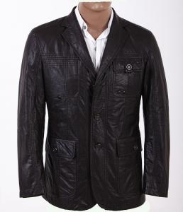 Custom Western Luxury, Two side pockets  Black Fashionable Mens Leather Blazers