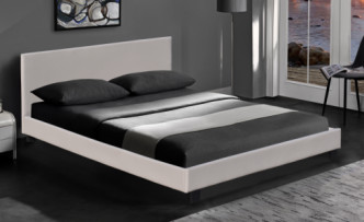 China Customizable Fabric Black Upholstered Bed Frame King Size EMC Certificate on sale