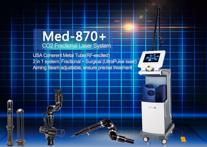 China Co2 Fractional Laser Skin Resurfacing Equipment Built-in Circulating Water Cooling on sale