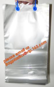 Best Reclosable Wicketted Packing Bag Food Side Sealed With Metal Wire Blocked wholesale