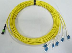 China MPO/MTP Fanout Cable Assemblies，MPO-LC uniboot Break-out Patch cord/Jumper cables on sale