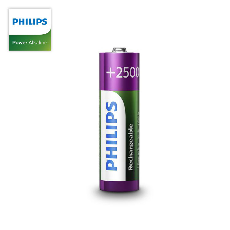 China 2450mAh 1.2v AA Nickel Metal Hydride Batteries Rechargeable PHILIPS on sale