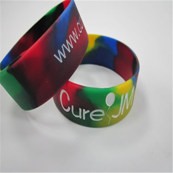 Cheap Custom cheap 1-inch silicone bracelets for sale