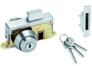 China Commercial Hotel Sliding Glass Door Lock Replacement Stainless Steel Material on sale
