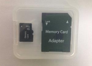 China Plastic Micro SD Card Case With SD Adapter , Strong PP Box Packaging For Memory Card on sale