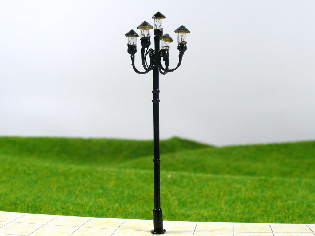 Best T52  6V 7cm Luminous Miniature Street Model Lamp Post Light for Train Layout wholesale