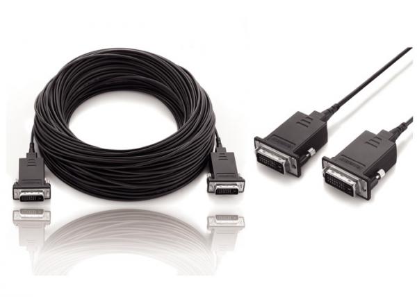 Cheap 300 Meters 3.0mm 	DVI Active Optical Cable / AOC Active Optical Cable LSZH Jacket for sale