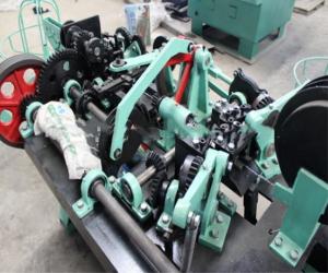 Best High Speed Barbed Wire Manufacturing Machine , High Accuracy Barbed Wire Fencing Machine wholesale