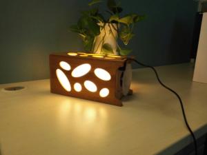 Best Colorful flash light bluetooth speaker bamboo speaker for Christmas gift wholesale
