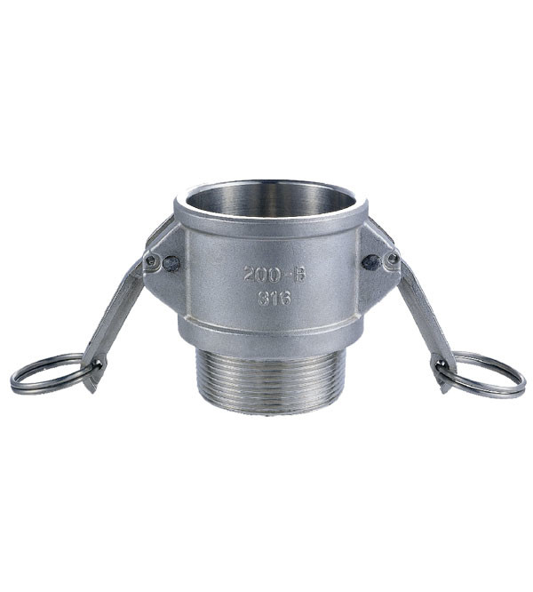 China Stainless steel 304 or 316 Quick Connect Coupling Type B MIL-A-A-59326 EN14420-7 on sale
