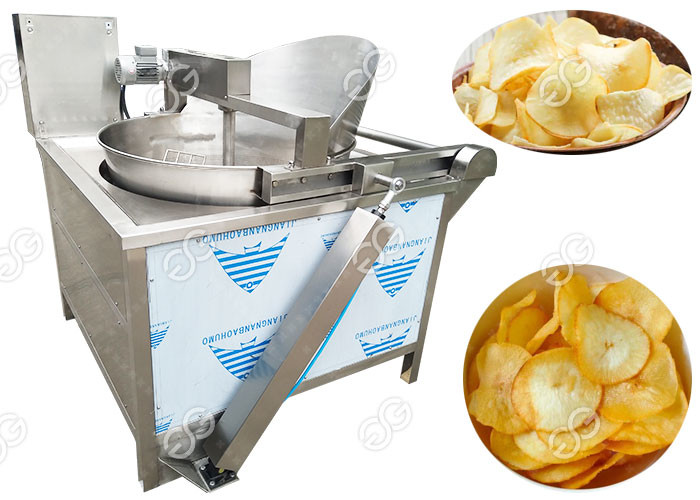 China Batch Electric & Gas Cassava Chips Frying Machine In High Efficiency on sale