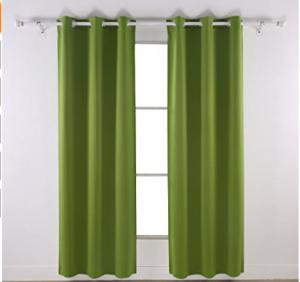 Best Customized Design Bedroom Window Curtains , Household Large Window Curtains wholesale