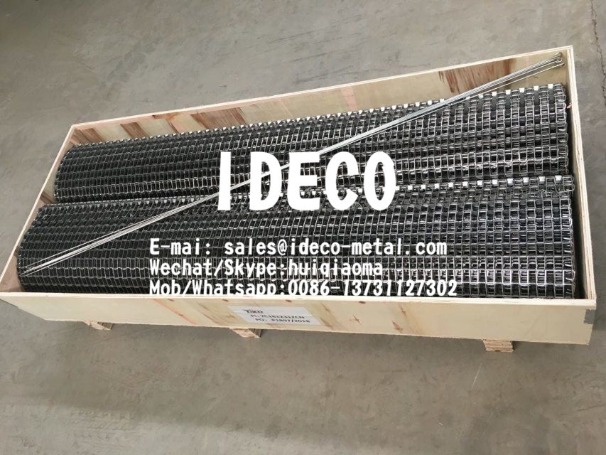 Cheap Stainless Steel Flat Wire Conveyor Belts, Honeycomb Flatwire Belts, Metal Mesh Conveyor Belts for Weed Harvesting for sale
