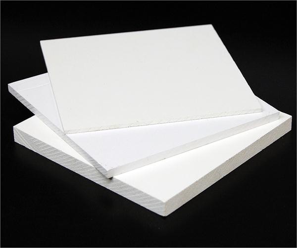 China Rotproof 10mm Shop White PVC Board / Foam Board Insulation For Decorative on sale