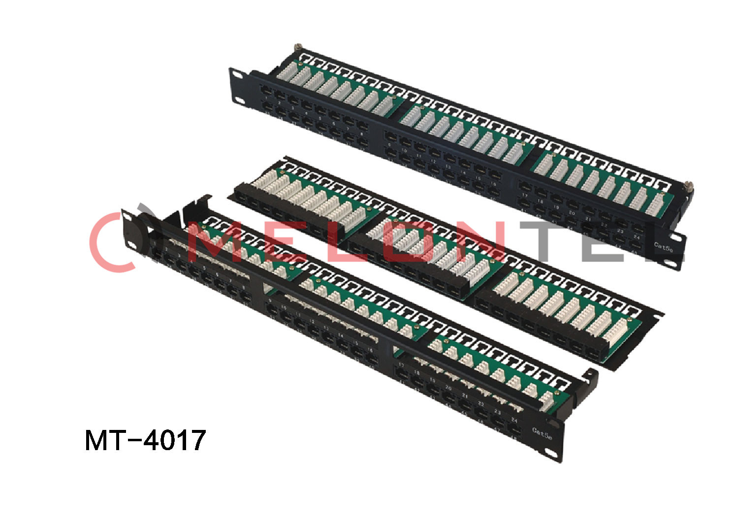 Best 8 - Port 1U Cat6 Patch Panel Rack Mount 110 , RJ45 Ethernet High Density Patch Panel 568B wholesale