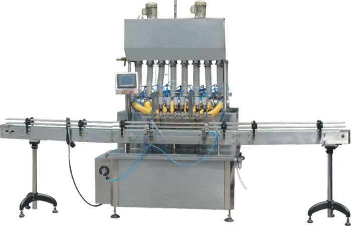 China Lubricant Butter Linear Automatic Bottle Capping Machine PLC Liquid Soap Filling Machine on sale