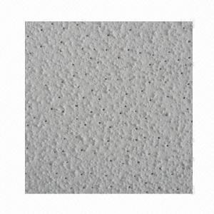Mineral Wool Acoustic Ceiling Board with Sand/Pin Holes, Damp-proof and Fire-retardant