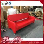 China Waiting area seating cheap waiting room bench chairs barber shop waiting benches 3-seater for sale