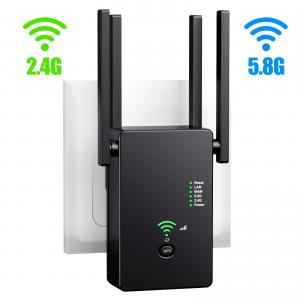 China 1 Years Warranty 1200Mbps Network Signal booster,Wireless Router Range Network Signal Booster on sale