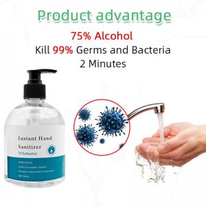 China Antiseptic Alcohol Waterless Hand Sanitizer Anti Bacterial Long Lasting Protection on sale