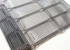 China Rod Pitch 8MM Stainless Steel Wire Mesh Conveyor Belt For Pizza Furnace on sale