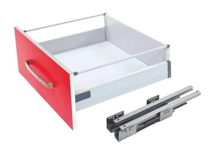 Best Twin Wall Tandembox Drawer Systems Soft Self Closing 270 - 700mm Custom Color wholesale