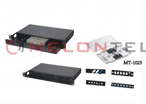 Best Earth Mode Fiber Optic Patch Panel Rack Mount ODF With Theft - Proof Lock wholesale