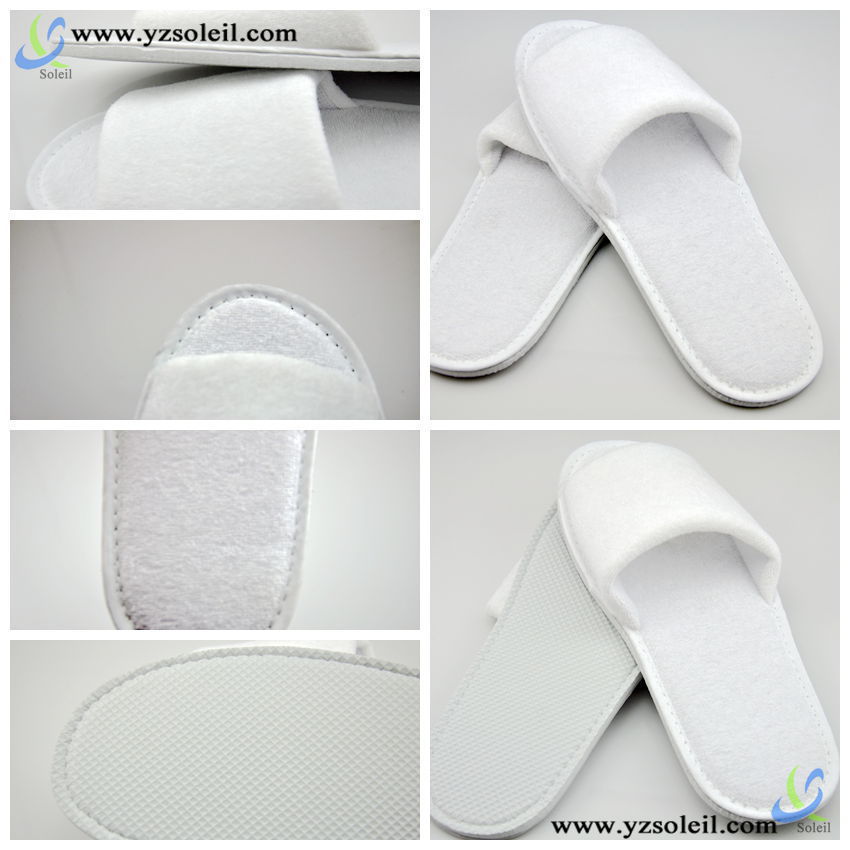 China 100% cotton towel hotel bathroom disposable slipper on sale