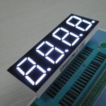 China White 4 Digit 7 Segment LED Display For Induction Cooker , Low Current Operation on sale