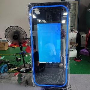 Best Portable Magic Mirror Photobooth Touch Screen Selfie Mirror With Lights wholesale
