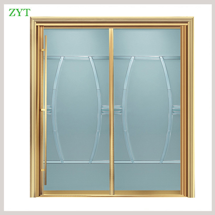 Interior large decorative sliding glass doors factory