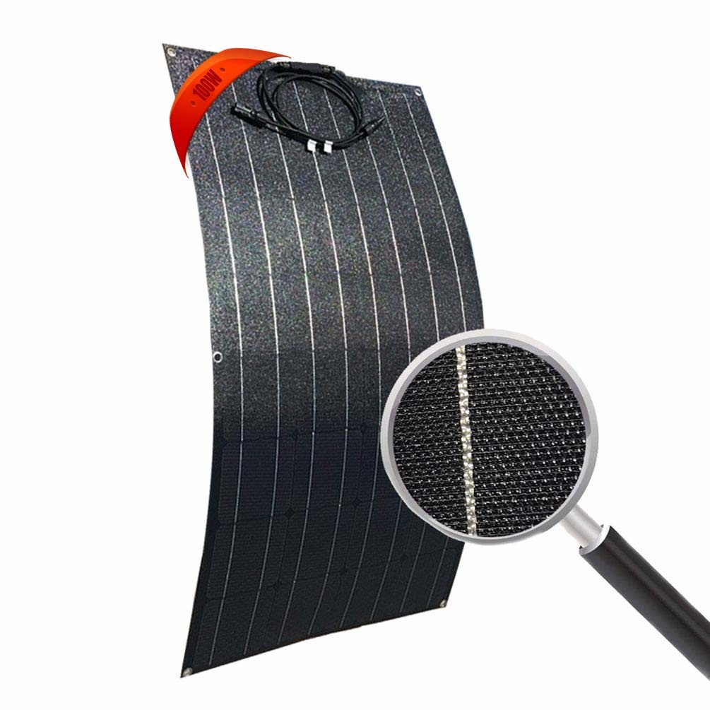 China 100 Watt Waterproof Flexible Monocrystalline Solar Panel Mono Solar Module For RV on sale
