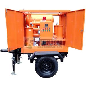 ZYD-M-30 Mobile Transformer Oil Purifier Machine 1800 Liters / Hour Process Capacity