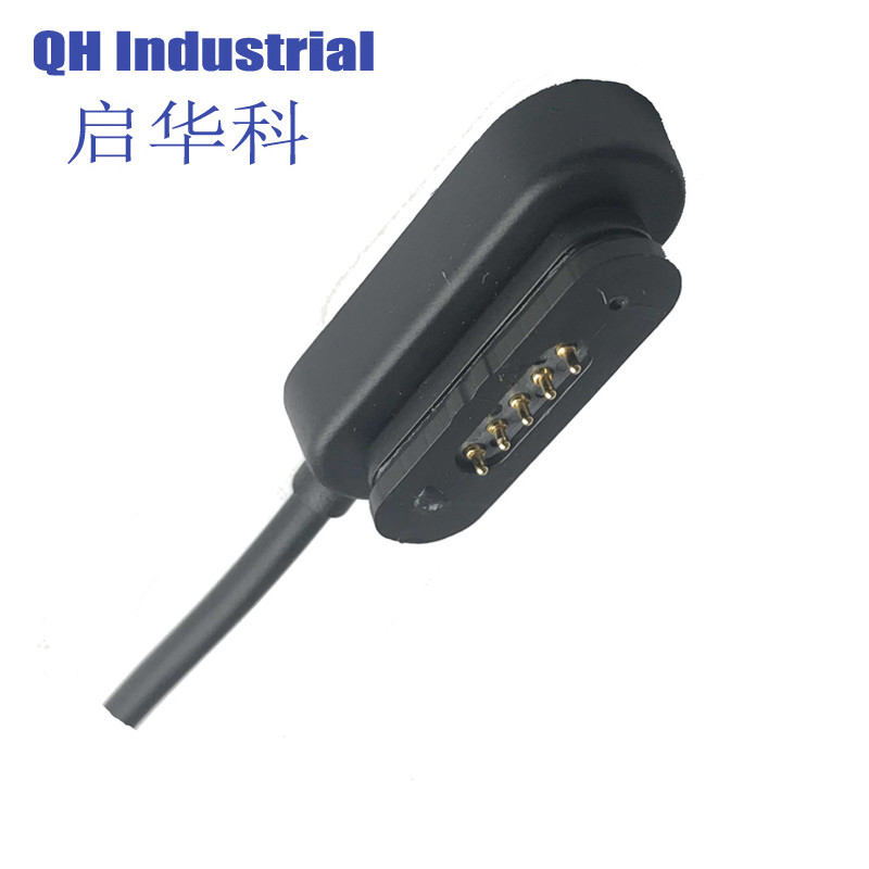 China 5Pin Ukraine Smart Home Applicaton Connector Magnetic Power Connector Pogo Pin Connector For Smart Watch on sale