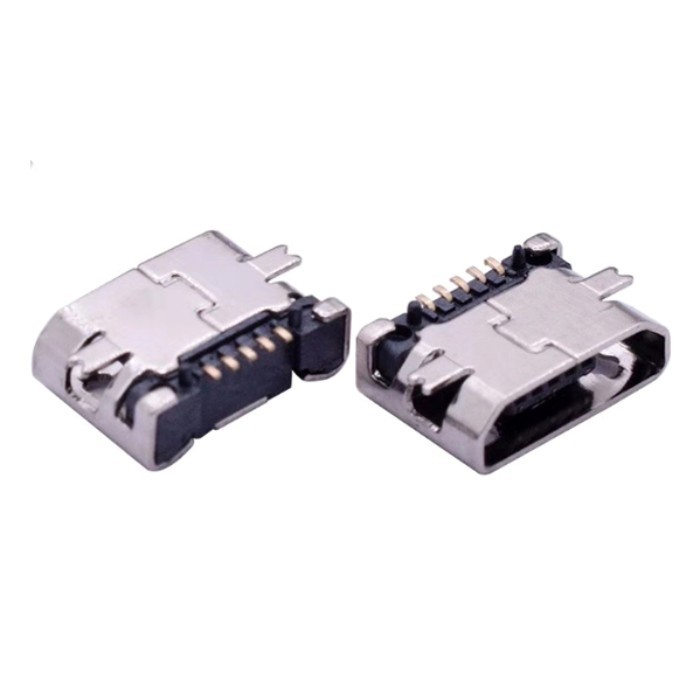 China Micro 5 Pin Female Full MSDS Smt Usb Connector on sale