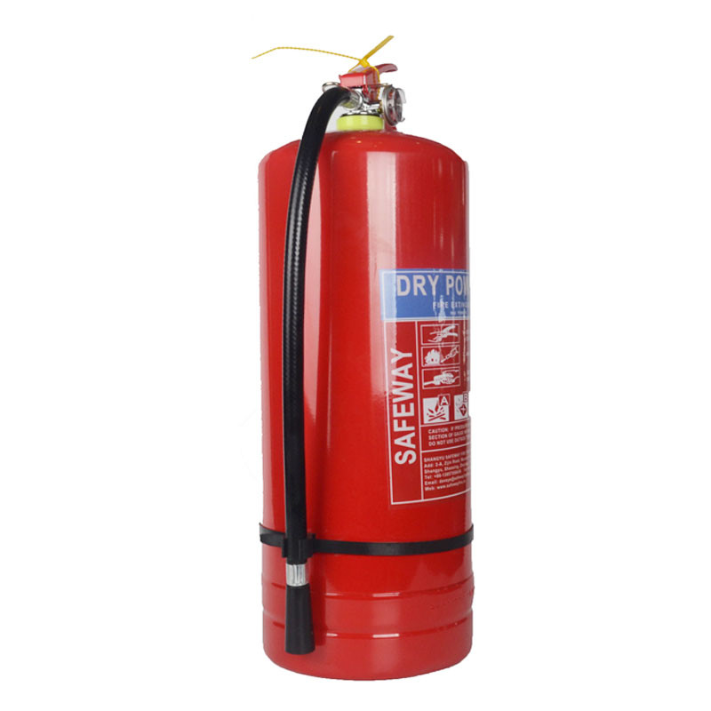 China Portable 9kg Abc Ring Dry Powder Fire Extinguisher Cylinder St 12 Steel on sale