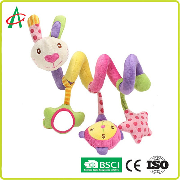 Best 35x18cm Spiral Pram Toy , CE Baby Doll Car Seat And Stroller wholesale