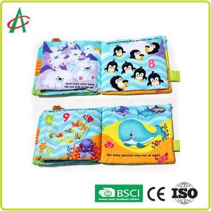Best 20cmx20cm Soft Books For Infants 3D Design Soft Cotton Fabric wholesale