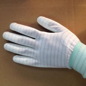 Best stripped ESD anti static PU coated gloves for electronic factory use wholesale