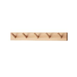 Living Room 5PCS Wooden Wall Hooks For Hanging Clothes , Wooden Crafts Supplies