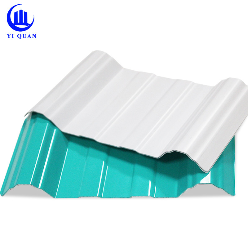 China Panel soundproof high-end PVC UPVC Plastic Roof Tile for patio gazebo school poultry farm on sale