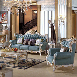 China Small Luxury House Solid carved furniture,simple style sofas,wood craft sofa on sale