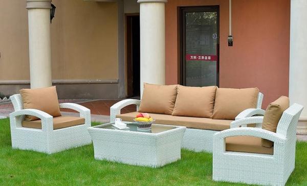 Cheap synthetic fiber rattan baroque sofa rattan garden gazebo china supplier for sale