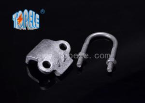 Best Rigid Angle Conduit Fittings With Pipe Clamp , Malleable Iron Rigid Angle Clmap wholesale