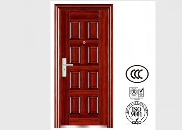 Cheap Walnut Wood / Beech Hotel Fixed Furniture Room Door Surface Painting Sound Proof Highly Endurable for sale