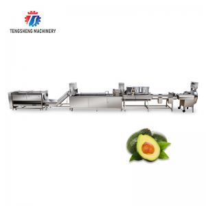 Industrial Fruit And Vegetable Processing Line Brush Bubble Cleaning Drying Selection And Cutting