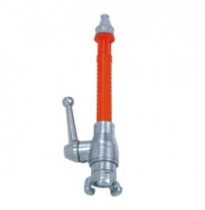 China Spanish Type Aluminum Storz Fire Hose Nozzle With Handle Water Spray on sale